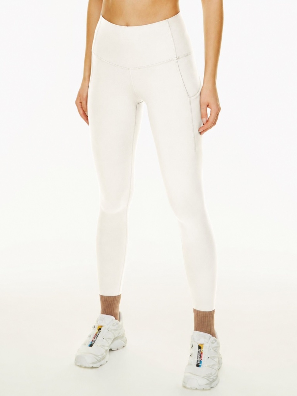 Aritzia TNA Cheeky Pocket Hi-Rise Legging White/Cream size XS Pilates Yoga